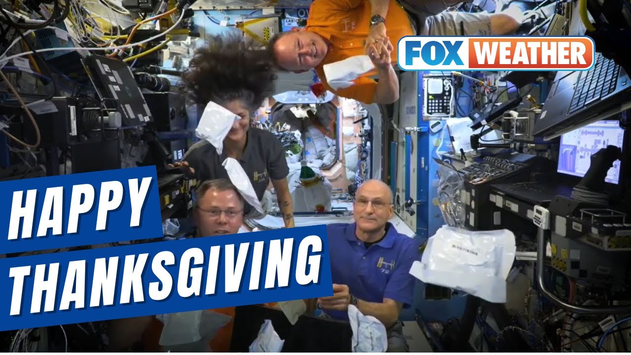 Happy Thanksgiving From NASA Astronauts At The ISS - YouTube