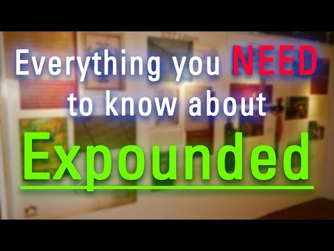 How Does Expounded Look? | What is Expounded? | How to Say Expounded in English?