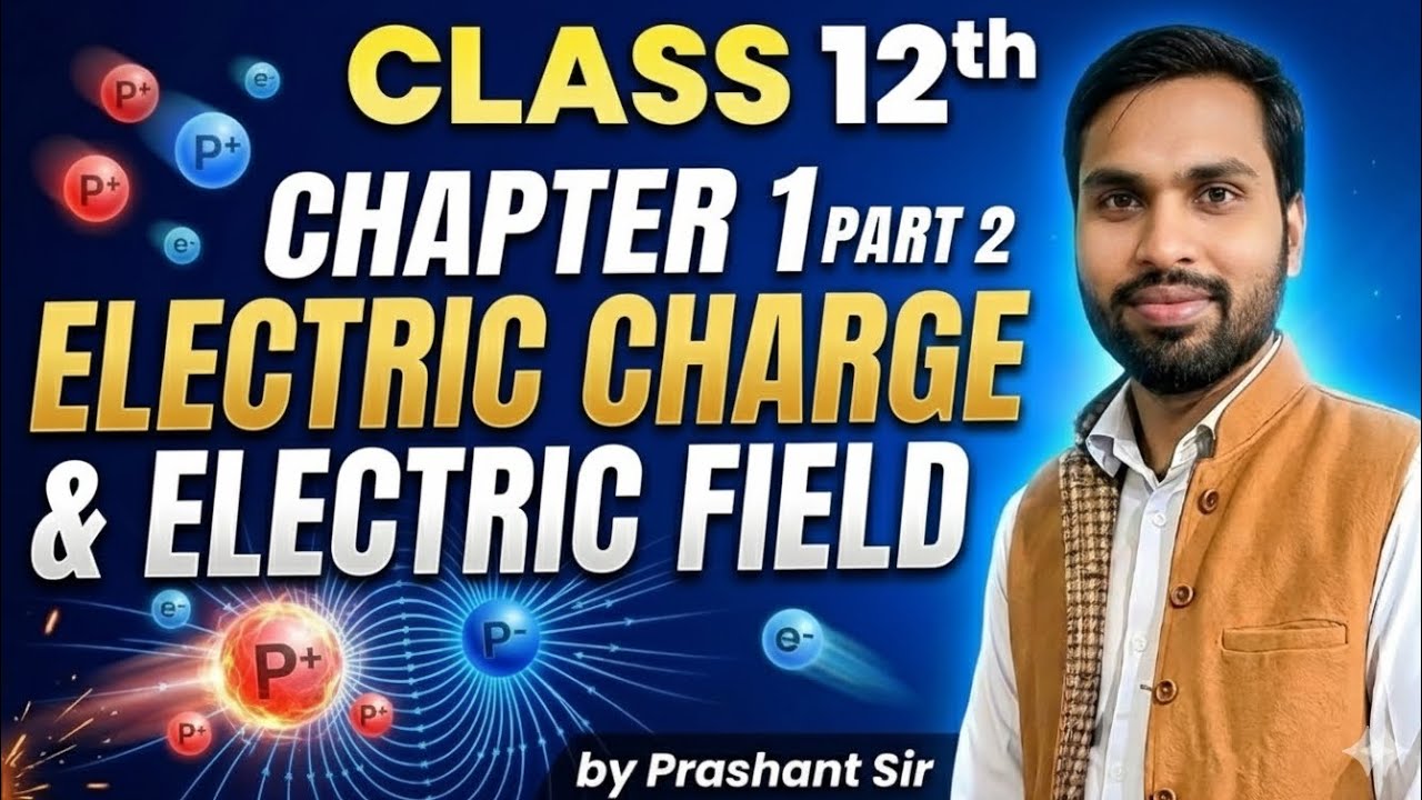 Class 12th Physics 📚 - Chapter 01. Part 2 Electric Charge and Electric ...