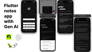 Flutter Notes App With Generative AI