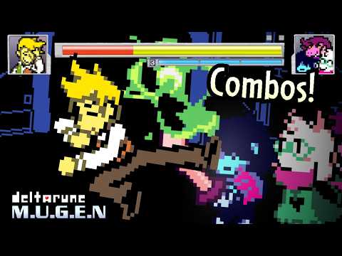 Flowery Attacks and Combos! | Deltarune MUGEN Mod
