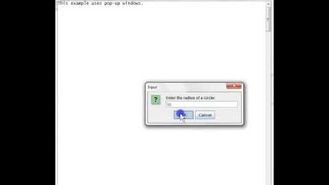Java Pop-up Input and Output