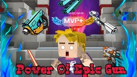 ✔️Power Of Epic Gun✔️|Build And Shoot| Bluehaxs - Blockman Go