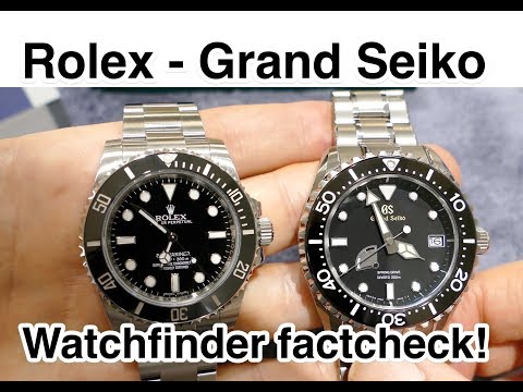 Rolex Sub vs Grand Seiko - Watchfinder Fact Check