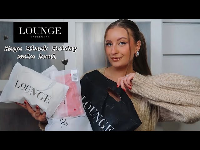 YOU WILL NOT WANT TO MISS THIS- LOUNGE UNDERWEAR HUGE BLACK FRIDAY SALE  HAUL! 🖤 ad 