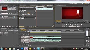 How To Fade In and Out In Adobe Premiere Pro CS5