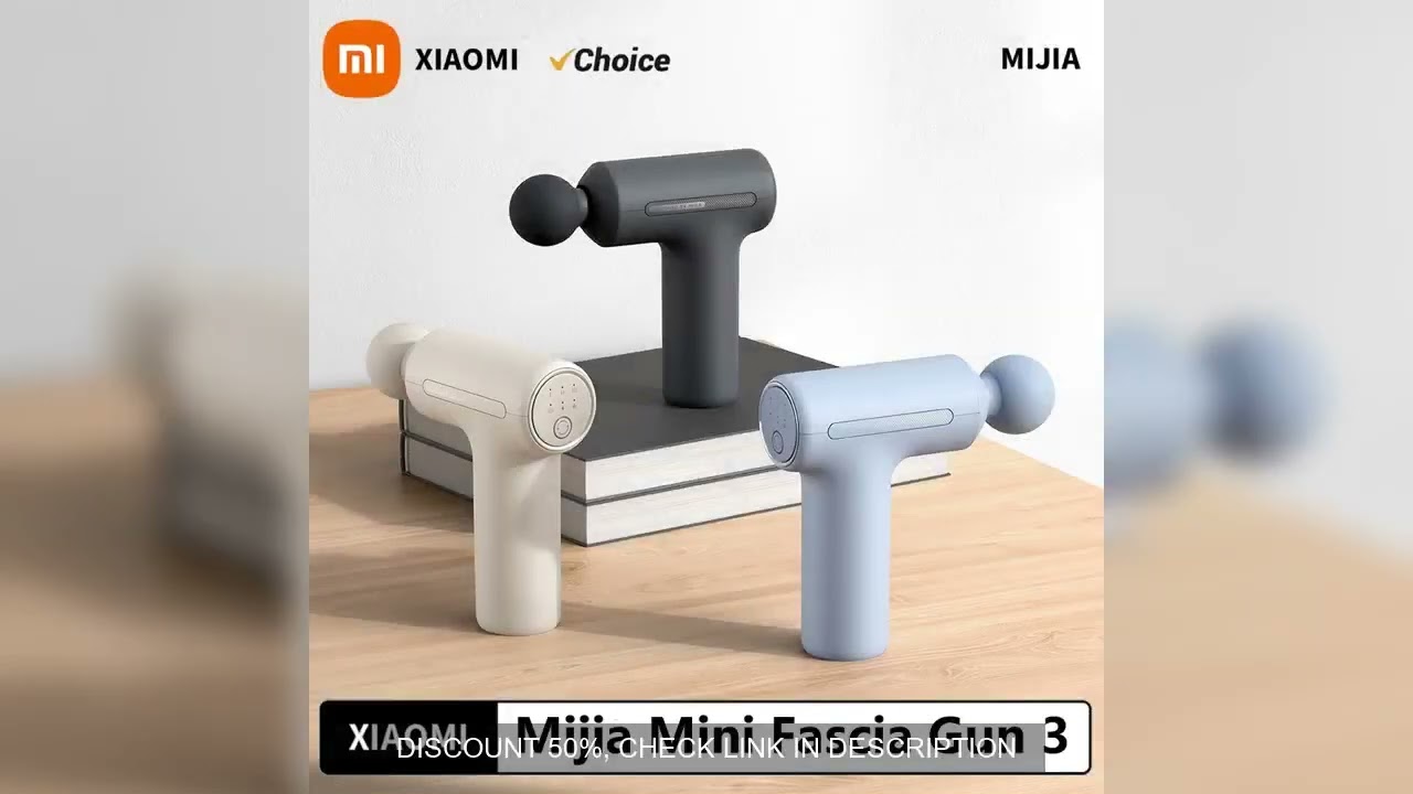 XIAOMI Mijia Mini Fascia Gun 3 Portable Muscle Massage Gun Thrust Brushless Silent Motor 3 Massager