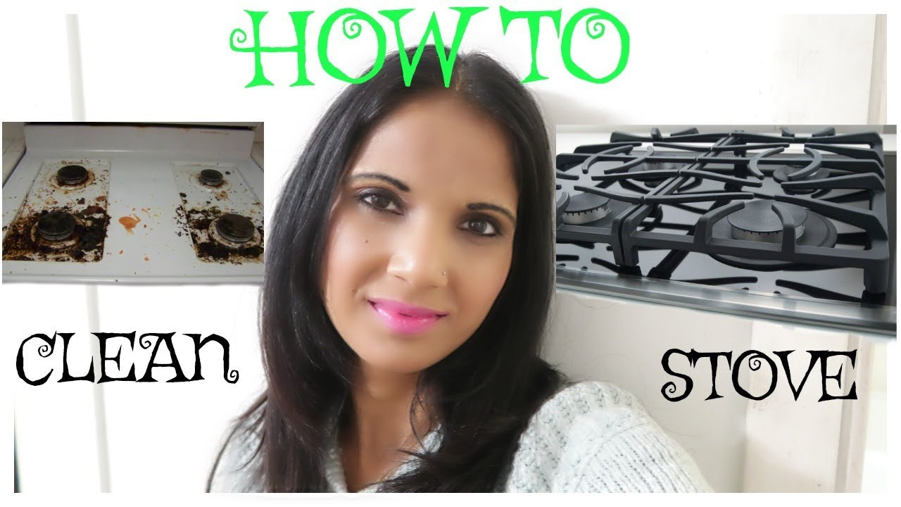 CLEANING KITCHEN STOVE ROUTINE - YouTube