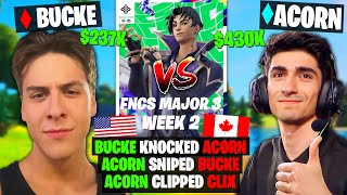 When Fortnite PROS Fight Eachother in COMP #5 | ACORN VS BUCKE!