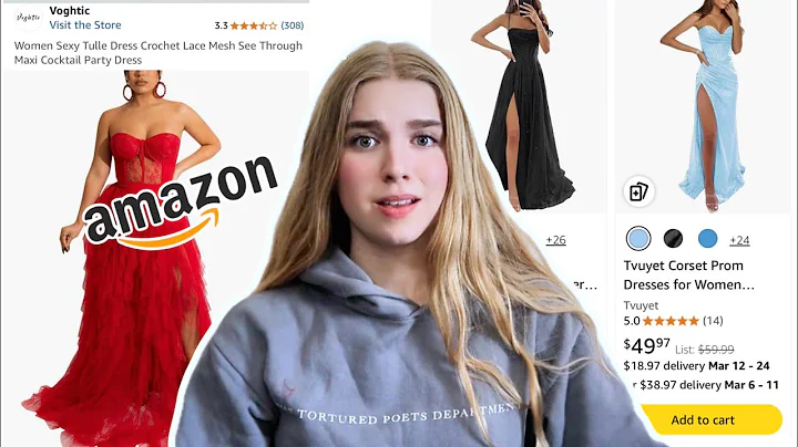 I Bought SCAM Prom Dresses From Amazon! *too good to be true*