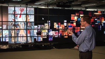 Cultural Analytics - Mark Rothko Paintings - on the 287-Megapixel HIPerSpace Wall at Calit2