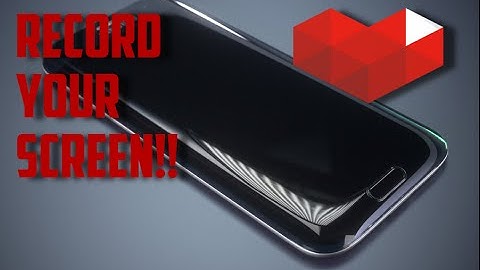 How to record your phone-screen for free! (No root | Android)