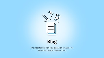 Opencart Blog module free setup - the best Opencart Blog Extension