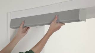 How to connect the mounting bracket to the top rail of blinds?