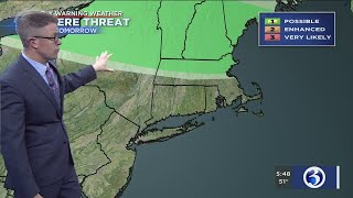 FORECAST: Patchy fog early, slight chance for a shower later