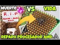 COMO REPARAR PROCESADOR PIN ROTO AMD RYZEN , FX, CON ALAMBRE! NO PUEDO CREERLO