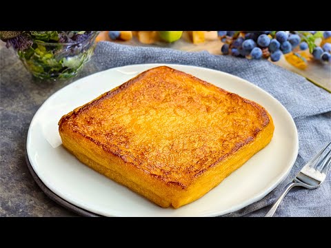 Fluffy and Moist Eggless French Toast Recipe in just 5 Minutes !