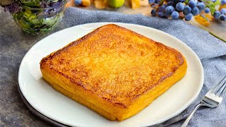 Fluffy and Moist Eggless French Toast Recipe in just 5 Minutes !