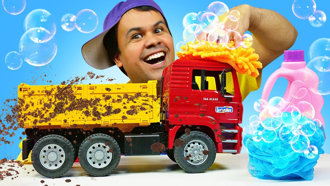 Caminhão Brinquedo Infantil Caminhãozinho Truck Preto - P.A