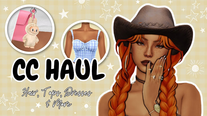 SIMS 4 : CC HAUL (HAIR, TOPS, DRESSES & MORE) + CC LINKS in Description ✨