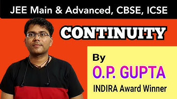 Continuity - HOTS OBJECTIVE QUESTIONS | JEE Main & Advanced, CBSE, ICSE 12th Maths | By O.P. GUPTA