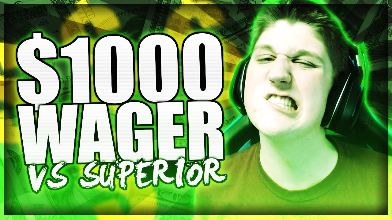 $1000 "REAL MONEY" "ELITE WEAPON WAGER" vs @SooSuperior (Call of Duty AW REAL LIFE WAGER)