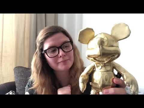 mickey mouse gold plush 90th anniversary