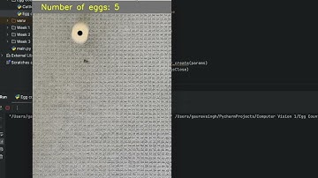 Counting Egg using OpenCV and Blob detections. #computervision#deeplearning#opencvpython#shorts