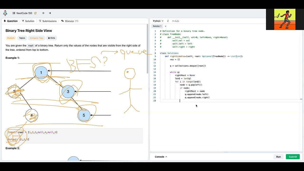 Binary Tree Right Side View