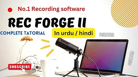 mobile recording software / Rec forge II | complete tatorial | record your voice without noise