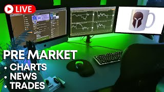 🔴 (06/12) PRE-MARKET LIVE STREAM - CPI + FOMC TODAY | Stocks to Watch | Chart Requests