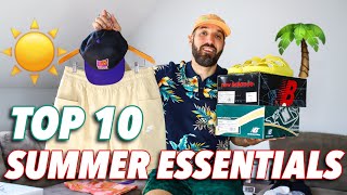 TOP 10 SUMMER ESSENTIALS! BEST SNEAKERS & CLOTHING FOR GUYS IN SUMMER 2021