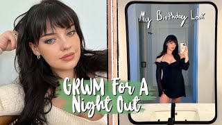 A Look For A Night Out! | My Birthday Makeup & Outfit | Julia Adams