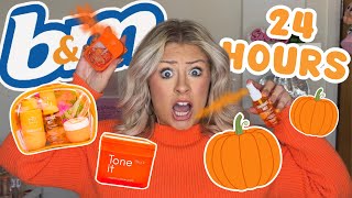 I only used ORANGE B&M products for 24 HOURS 🎃😱
