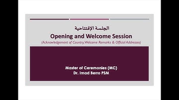 Opening & Welcome Session ,The Third International Conference 2025