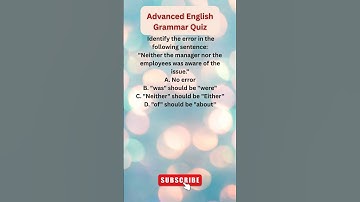 Grammar Quiz for English Learners | Fun & Easy Practice! #shorts #grammarquiz #usaquiz