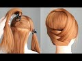 Easy And Simple Hairstyle For Wedding – High Bun Updo Tutorial