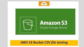 AWS S3 Bucket (Amazon) CSV file Testing-ETL Testing on cloud||AWS Cloud S3 storage