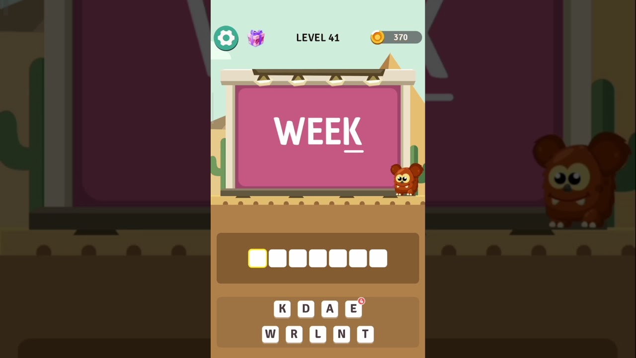 BrainBoom level 41 - 45 walkthrough Word Brain Games