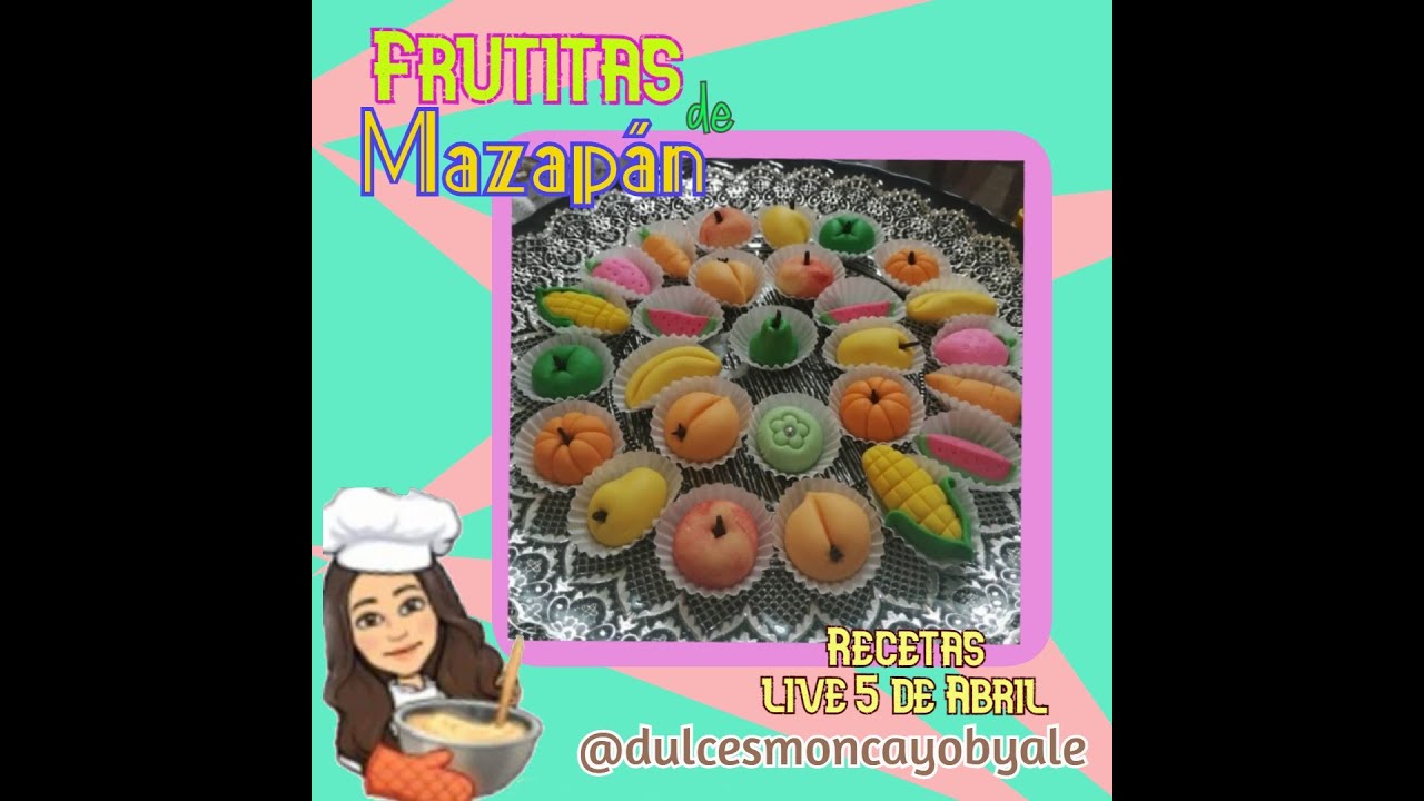 Frutitas de Mazapán | Bocaditos | Dulces Moncayo by Ale