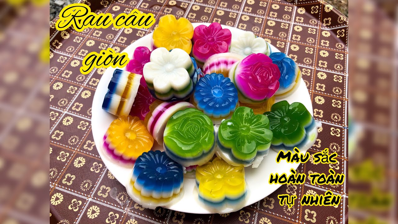 Cách đổ rau câu giòn vừa ngon vừa đẹp mà ai cũng làm được | Rau câu màu ...
