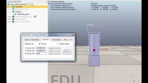 (V-REP Model 실습) 5. Link 1 위치 이동