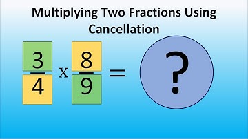 Multiplying Two Fractions Using Cancellation