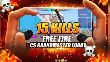 Grandmaster Lobby DOMINATED! 🔥15-Kill Insane Win in CS Rank!