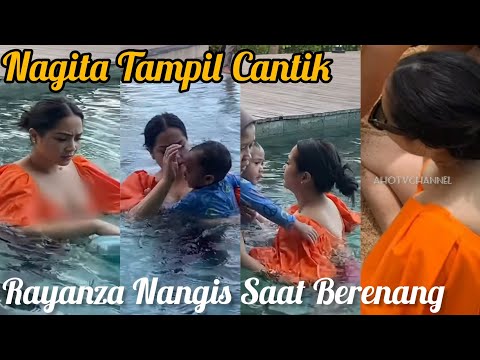 Nagita Hot Info ● Nagita Mengajarkan Cipung Berenang, Makin Besar Rayyanza | Nagita Cantik Alami