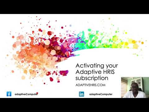Activate Your Adaptive HRIS and Payroll System | How to