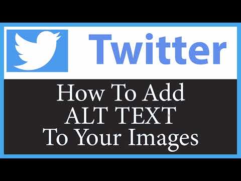 How To Add Alt Text To An Image On Twitter | PC | 👍