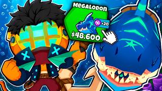 Invoquei O Megalodon E Engoli Um B.a.d No Bloons Td 6!!!