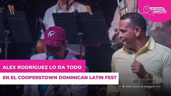 Alex Rodríguez demuestra su dominicanidad bailando merengue de Fernando Villalona