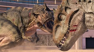 Buck Rex Lost World Vs Indominus Rex - Juric World Evolution 2